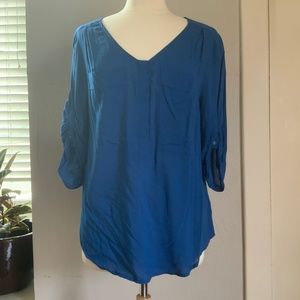 Maeve Blouse, Blue, Medium